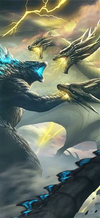 ghidorah godzilla king of the monsters 4k wallpaper