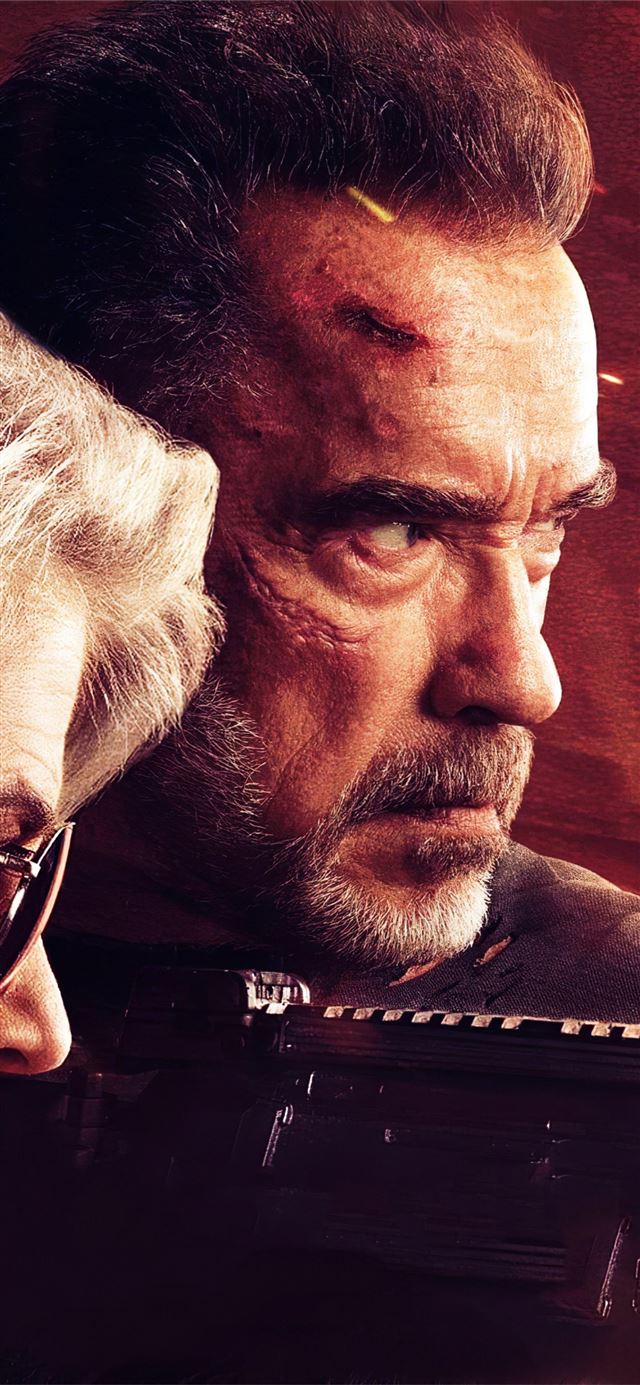 1125x2436 terminator dark fate 2020 4k movie - movies iPhone 11 Wallpaper