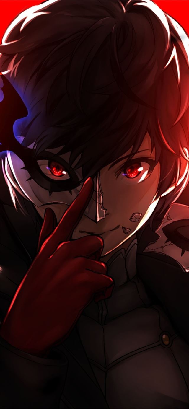 1125x2436 protagoinst persona 5 4k -  iPhone 11 Wallpaper