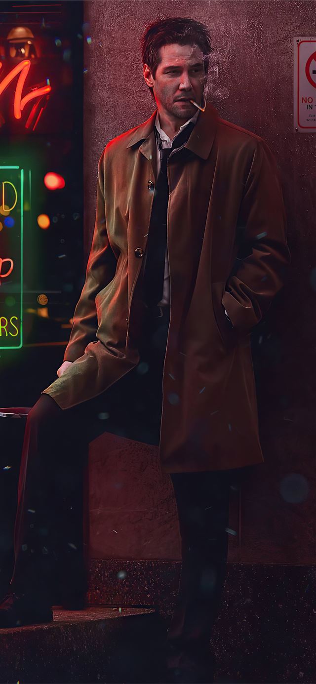 1125x2436 keanu reeves as john constantine -  iPhone 11 Wallpaper