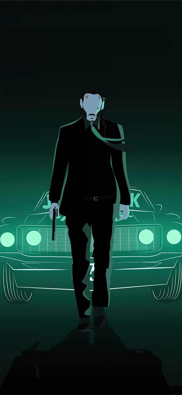 1125x2436 john wick chapter 4 artwork - behance iPhone 11 Wallpaper