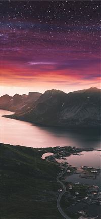 beautiful landscape view of mountains wallpaper