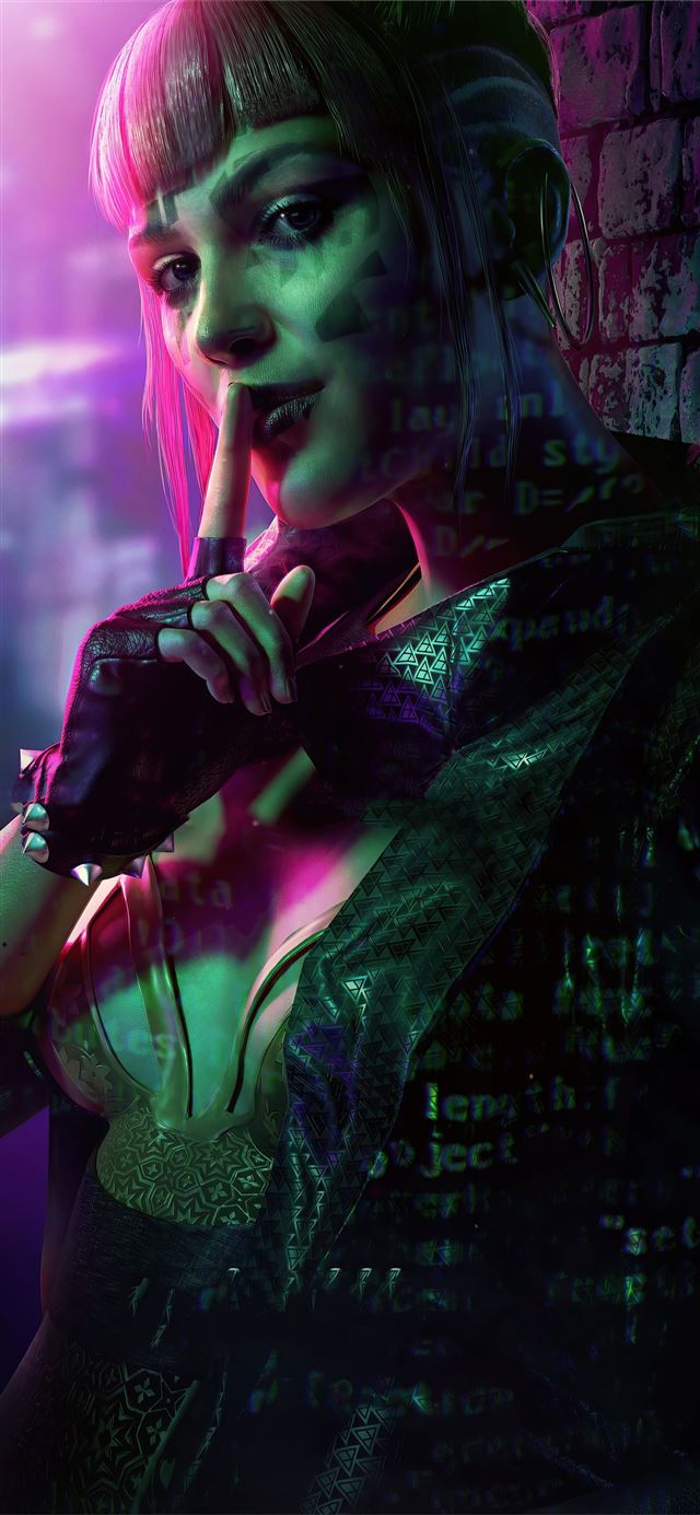 1125x2436 watch dogs legion sabine brandt 4k -  iPhone 11 Wallpaper