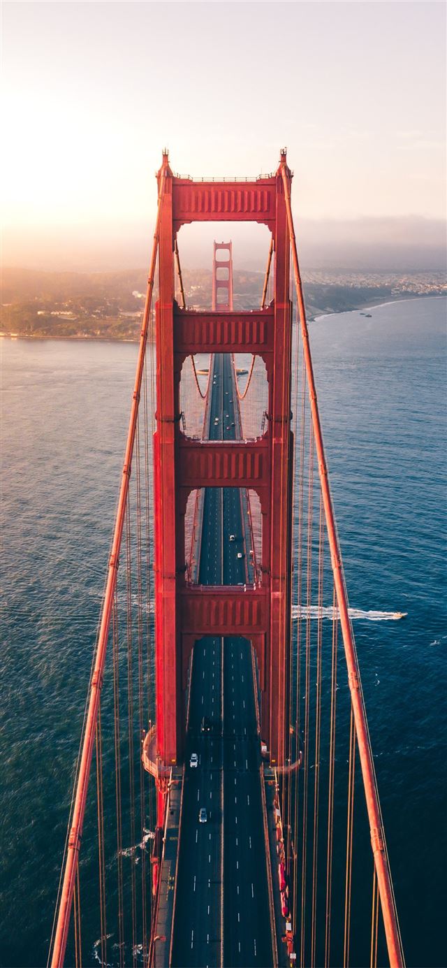 1125x2436 golden gate bridge landscape -  iPhone 11 Wallpaper