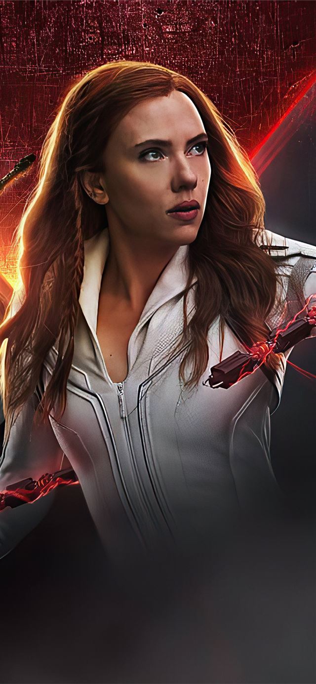 1125x2436 black widow 2020 poster 4k - black widow iPhone 11 Wallpaper