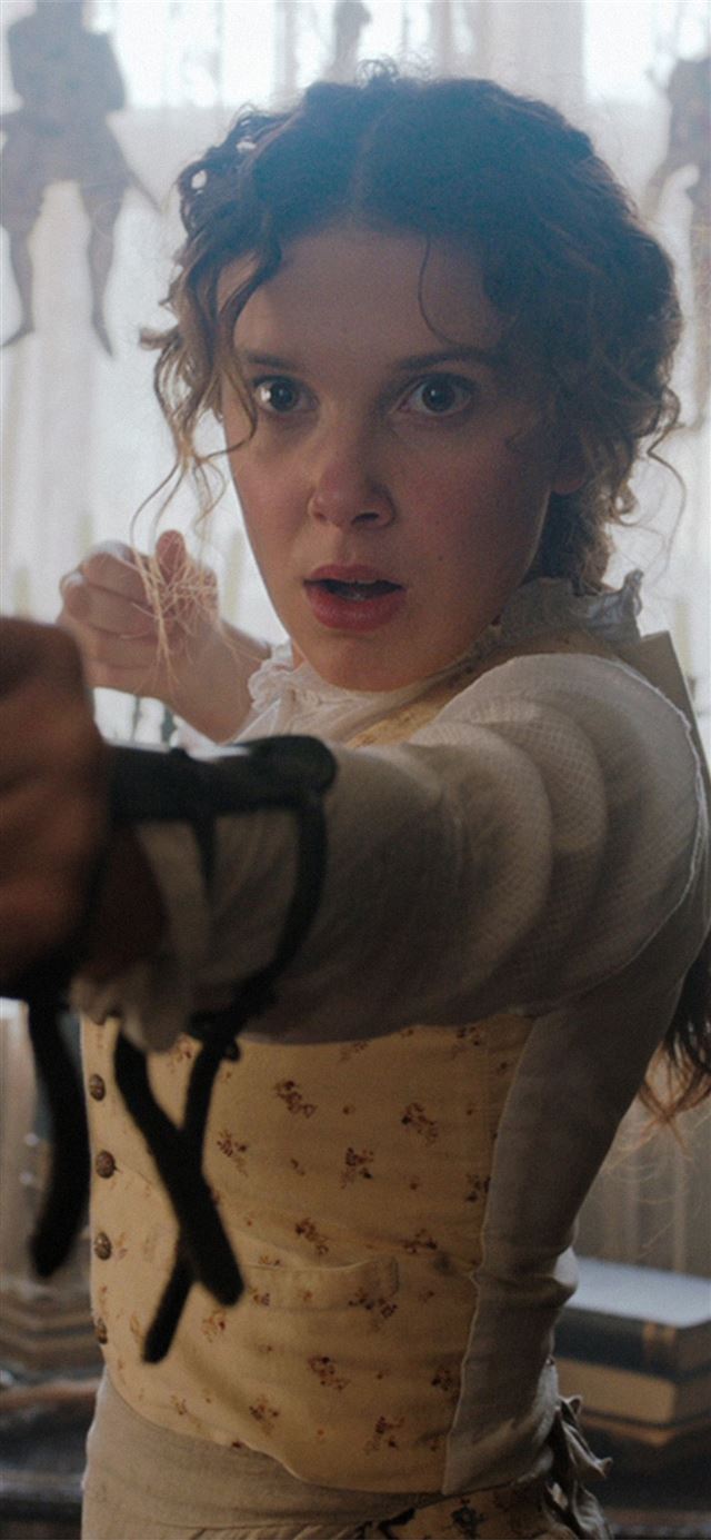 1125x2436 enola holmes - movies iPhone 11 Wallpaper
