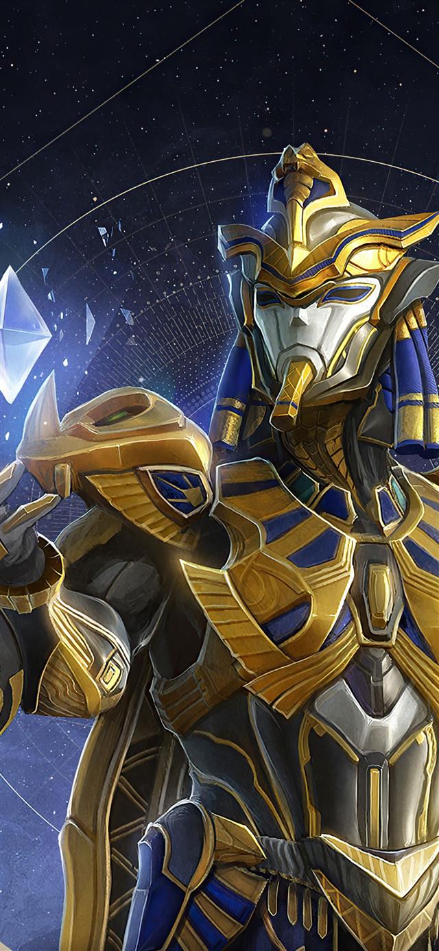 1125x2436 pubg golden pharaoh x suit 4k -  iPhone 11 Wallpaper