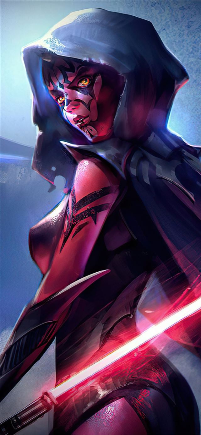 1125x2436 female darth maul - deviantart iPhone 11 Wallpaper