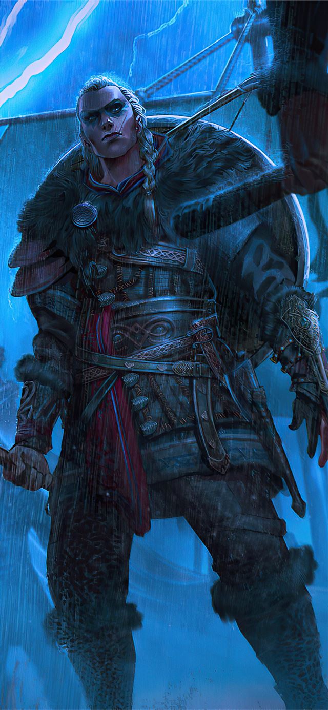 1125x2436 lady eivor from assassins creed valhalla 4k - google stadia iPhone 11 Wallpaper