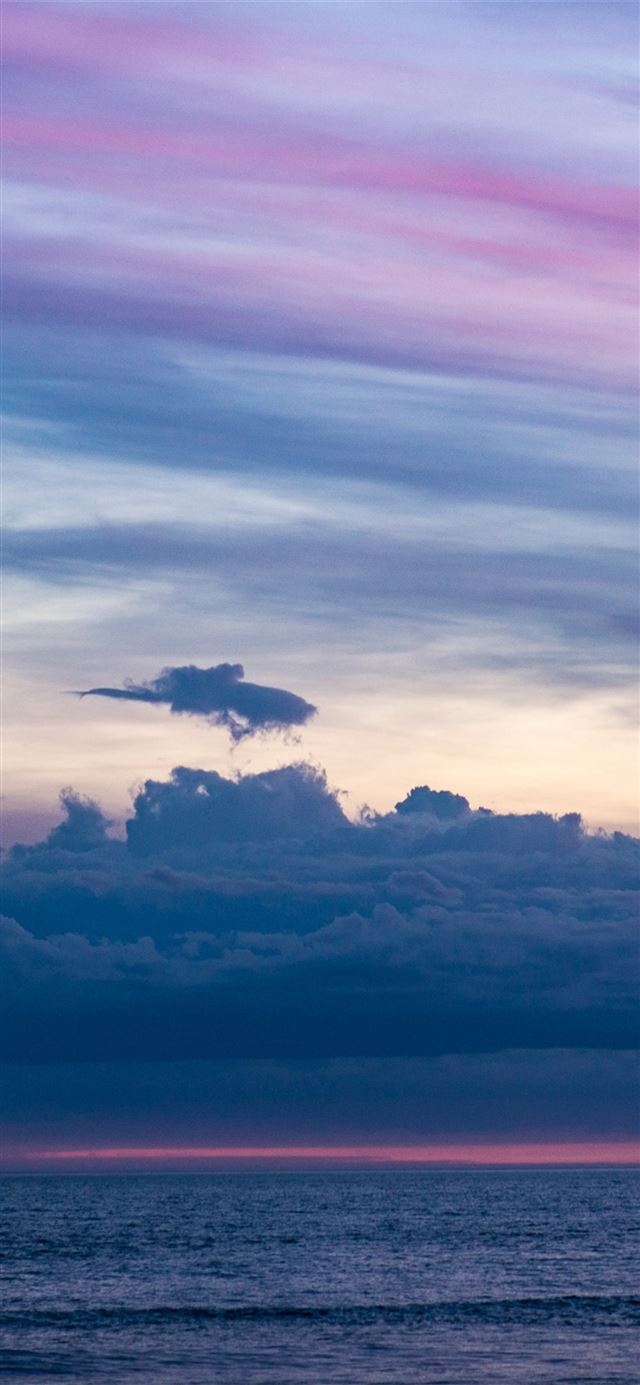 1125x2436 beach clouds ocean sky - beach iPhone 11 Wallpaper
