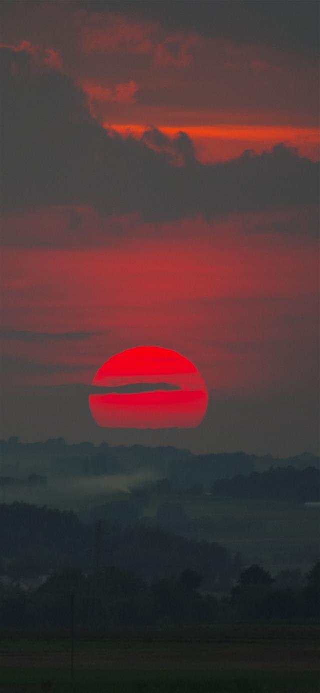 1125x2436 late summer sunset 5k -  iPhone 11 Wallpaper