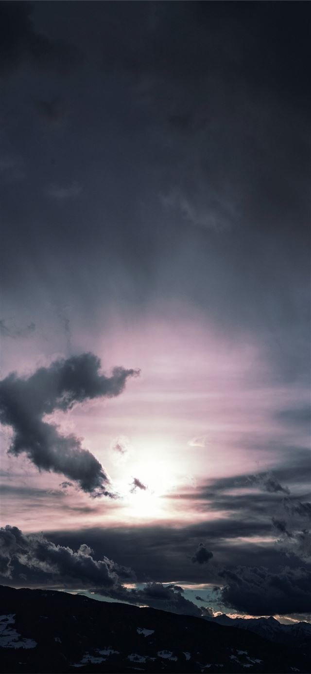 1125x2436 dark clouds sky 5k - 5k iPhone 11 Wallpaper