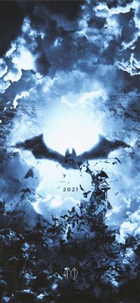 the batman logo 2021 iPhone 11 wallpaper