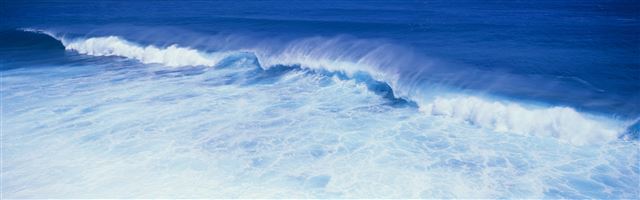 3840x1200 Ocean Wave - water iPhone Panoramic Wallpaper