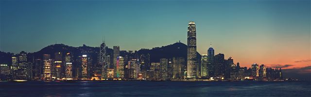 3840x1200 City Night - city iPhone Panoramic Wallpaper