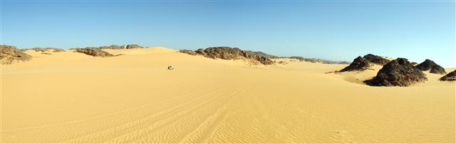 7547x2395 Desert Road - sky iPhone Panoramic Wallpaper