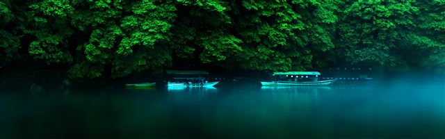 3840x1200 Japan Honshu Island - water iPhone Panoramic Wallpaper