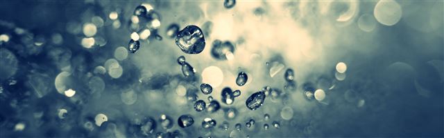 3840x1200 Drops - water iPhone Panoramic Wallpaper