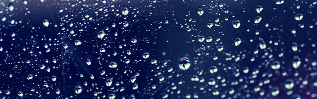 3840x1200 Water Drops Reflections - water iPhone Panoramic Wallpaper