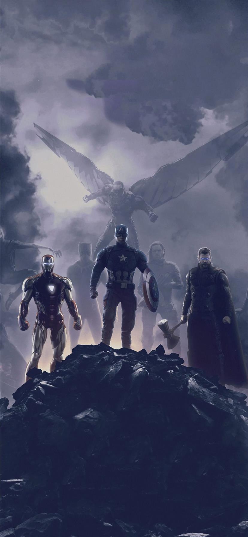 avengers endgame trinity 2019 iPhone X Wallpapers Free Download