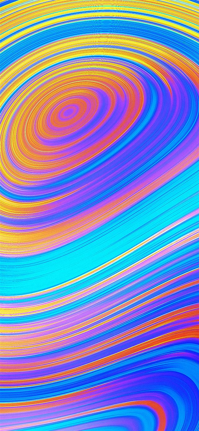 1125x2436 Circle Earth Blue Color Pattern Background -  iPhone 11 Wallpaper