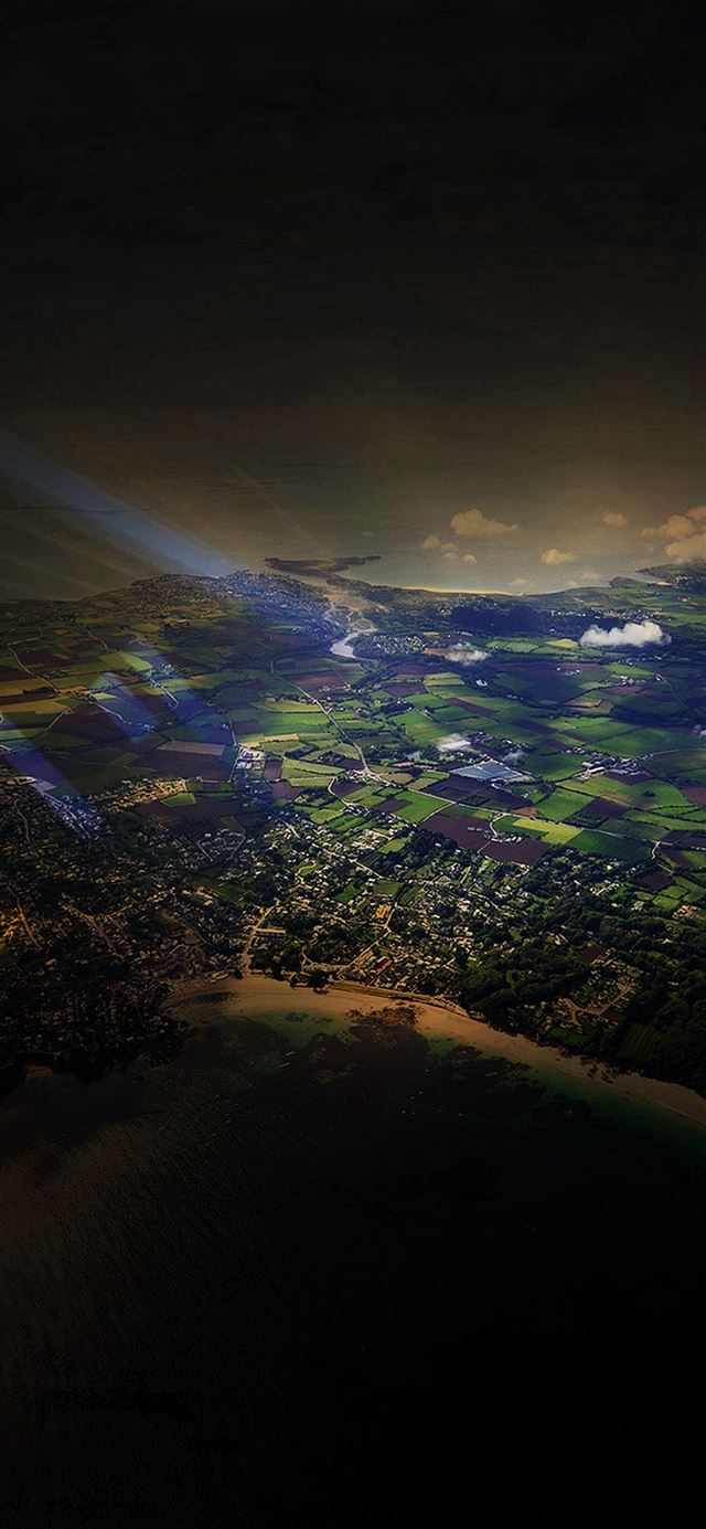 1125x2436 Flight Sunny Day Sky Dark Bokeh High Mountains Nature -  iPhone 11 Wallpaper