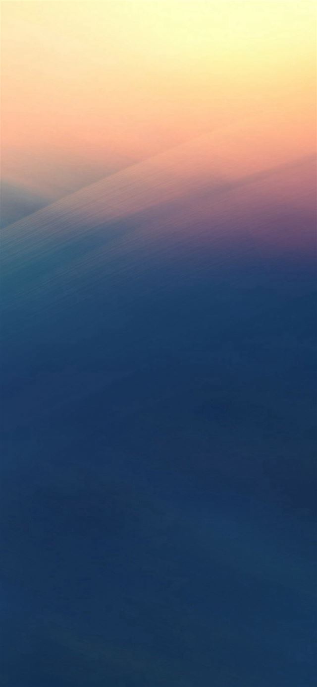 1125x2436 Soft Gradation Abstract Yellow Blue Pattern -  iPhone 11 Wallpaper