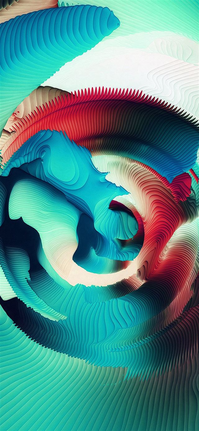 1125x2436 Pattern Art Abstract Quiz Pattern Blue Green -  iPhone 11 Wallpaper