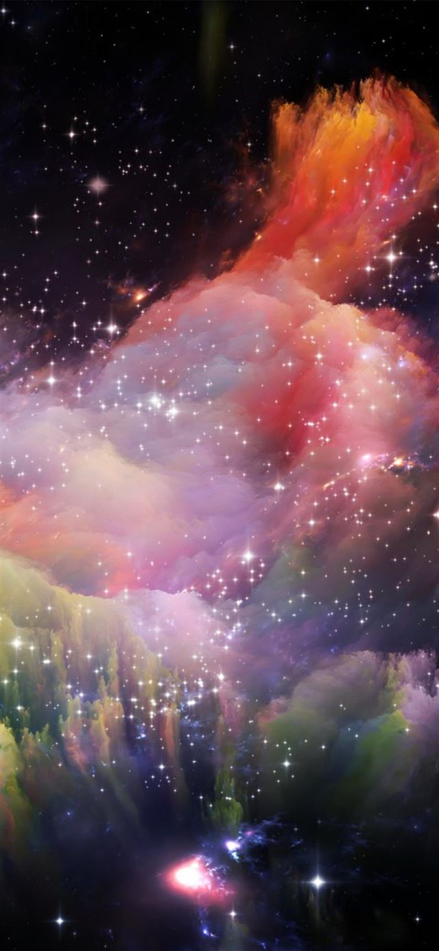 1125x2436 Space rainbow -  iPhone 11 Wallpaper