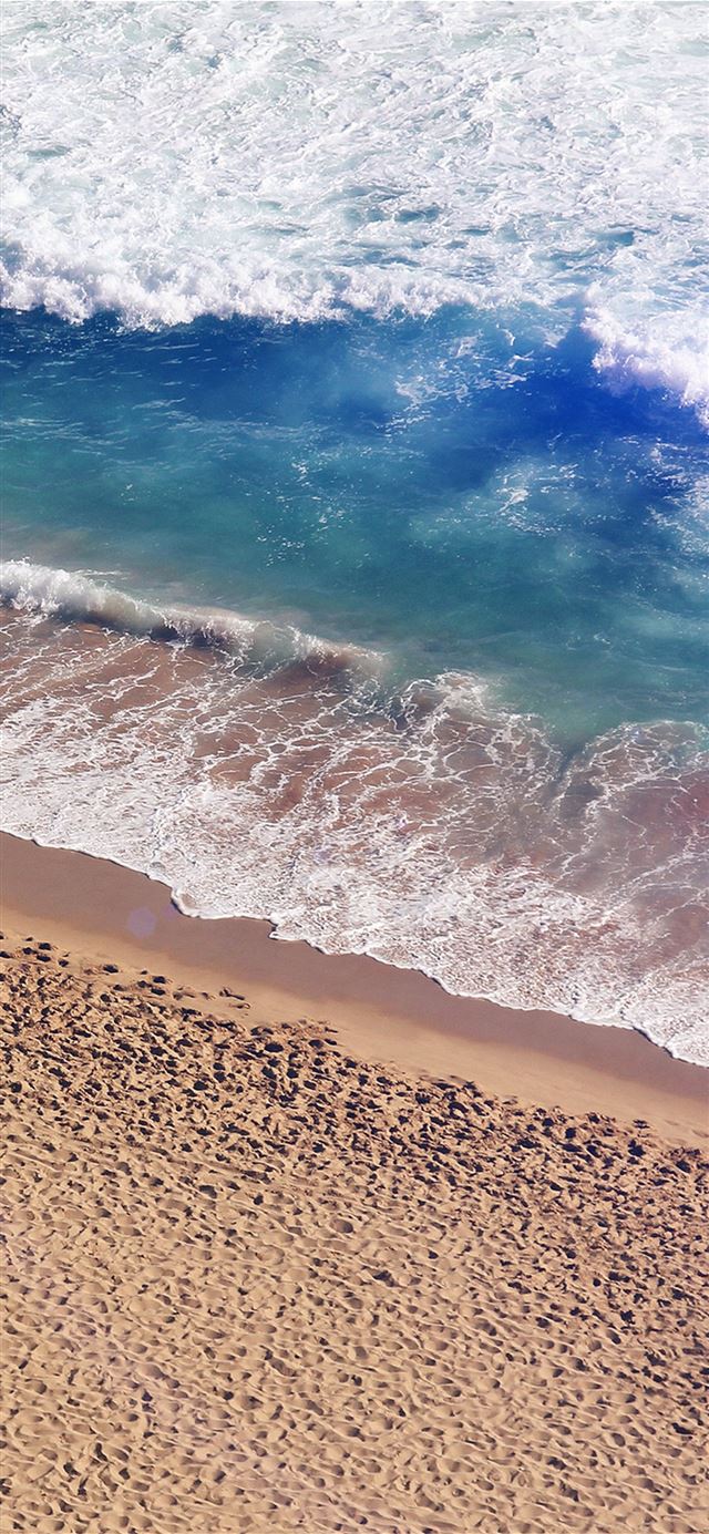 1125x2436 Beach wave coast -  iPhone 11 Wallpaper