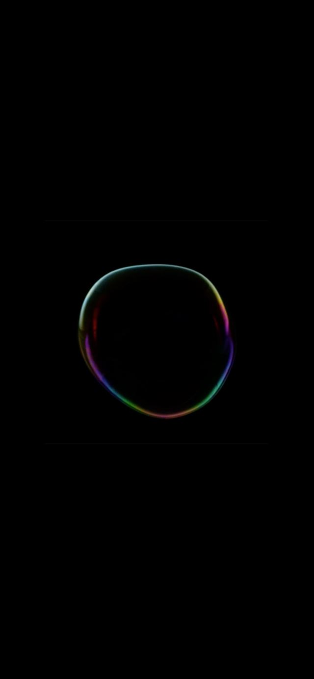 1125x2436 Art bubble dark -  iPhone 11 Wallpaper