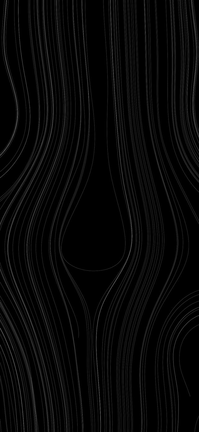 1125x2436 Lines curve dark pattern -  iPhone 11 Wallpaper