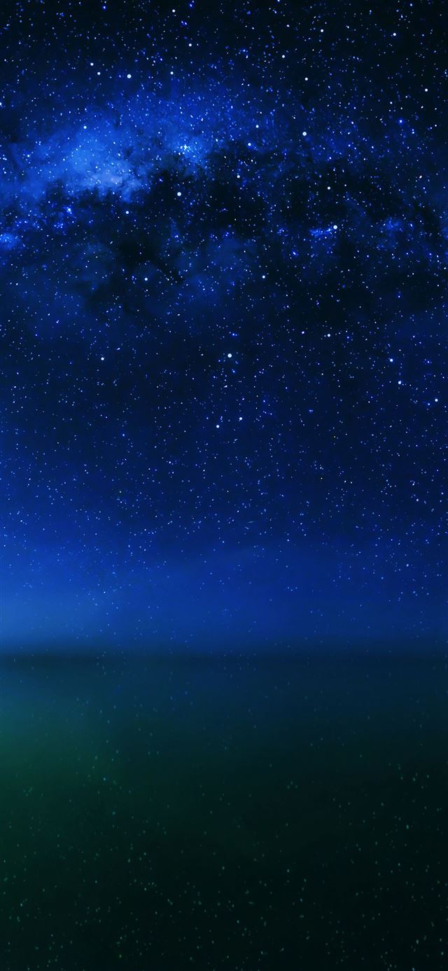 1125x2436 Cosmos night live lake space starry -  iPhone 11 Wallpaper