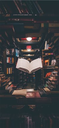 Floating Book wallpaper