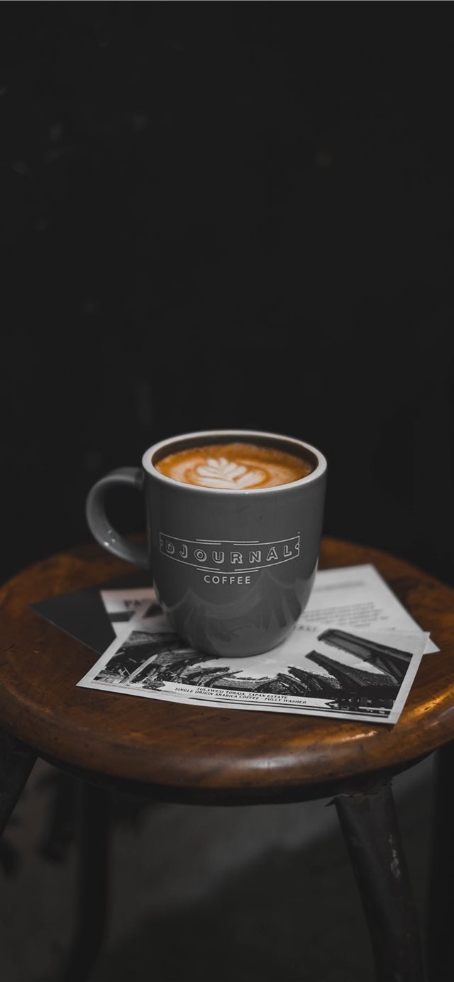 1125x2436 Djournal Latte -  iPhone 11 Wallpaper