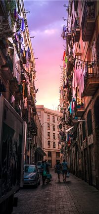 Sunset in Madrid wallpaper