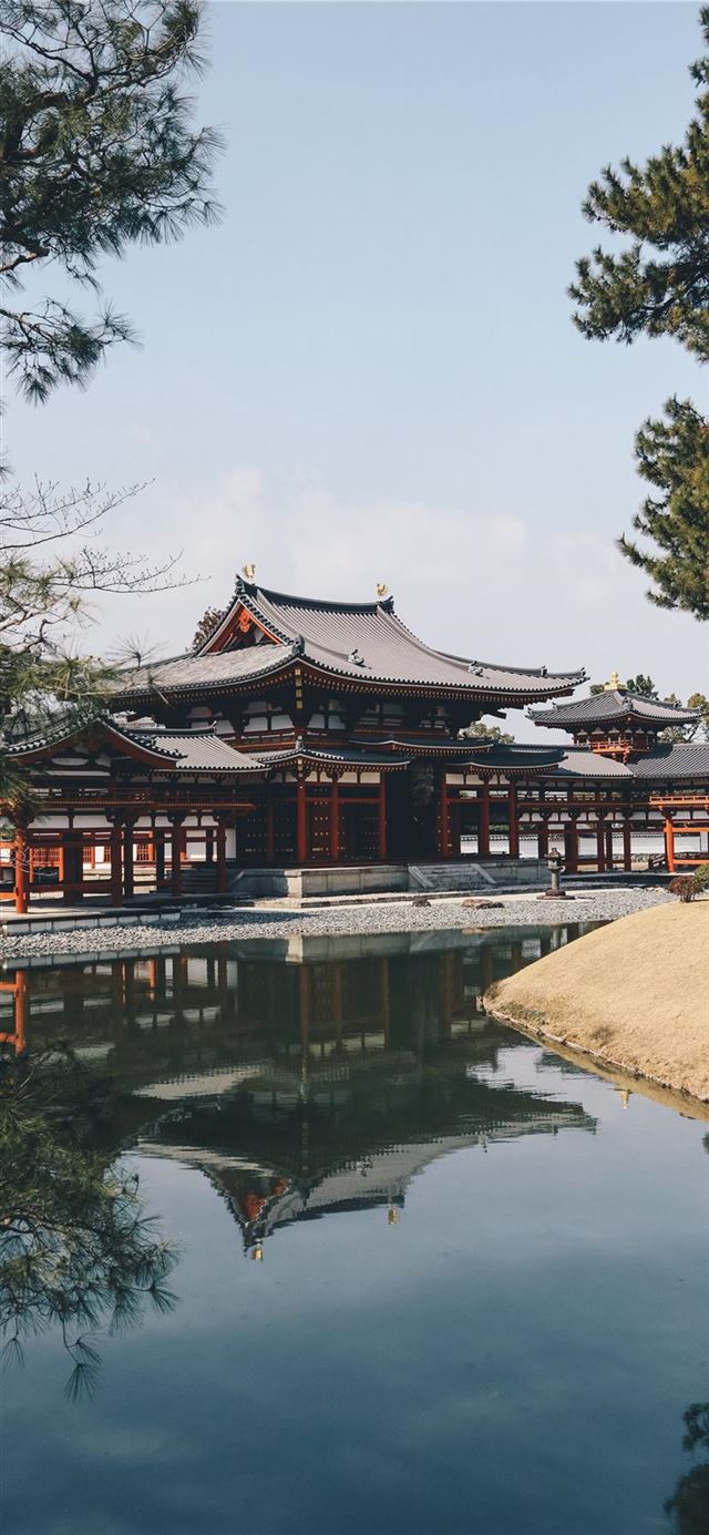 1125x2436 Byōdō in (平等院) -  iPhone 11 Wallpaper