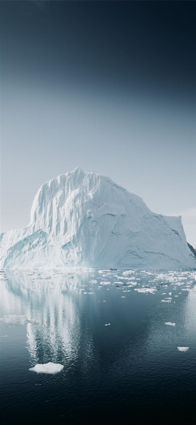 1125x2436 Arctic Iceberg  reflected - winter iPhone 11 Wallpaper