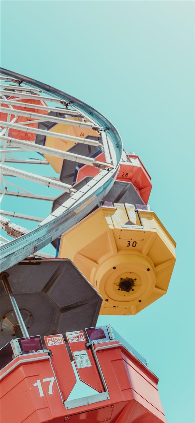 1125x2436 Santa Monica Pier   Santa Monica - sky iPhone 11 Wallpaper