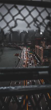 Manhattan Bridge  New York  United States iPhone 11 wallpaper