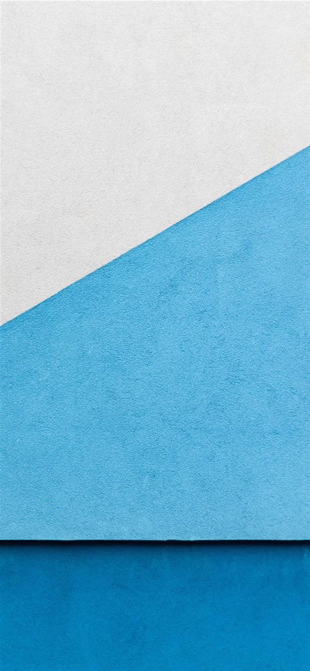 1125x2436 Blue wall - line iPhone 11 Wallpaper