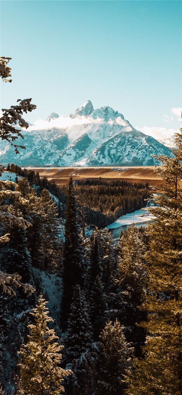 1125x2436 landscape photography of white mountain -  iPhone 11 Wallpaper