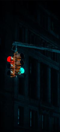 NYC traffic lights      davi... iPhone 11 wallpaper