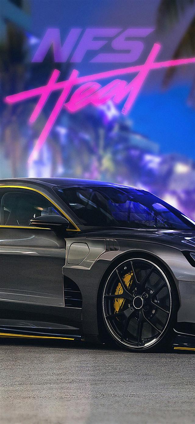 1125x2436 audi e tron nfs heat 4k -  iPhone 11 Wallpaper