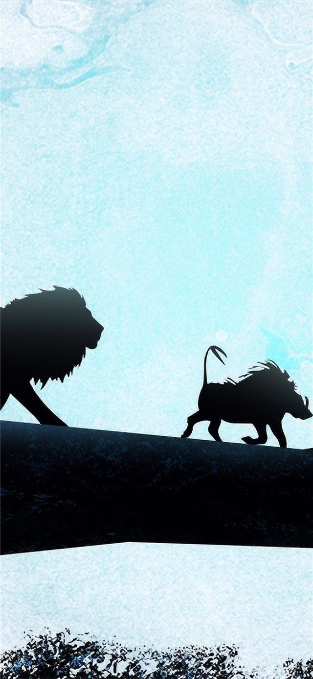 1125x2436 hakuna matata 4k - lion iPhone 11 Wallpaper