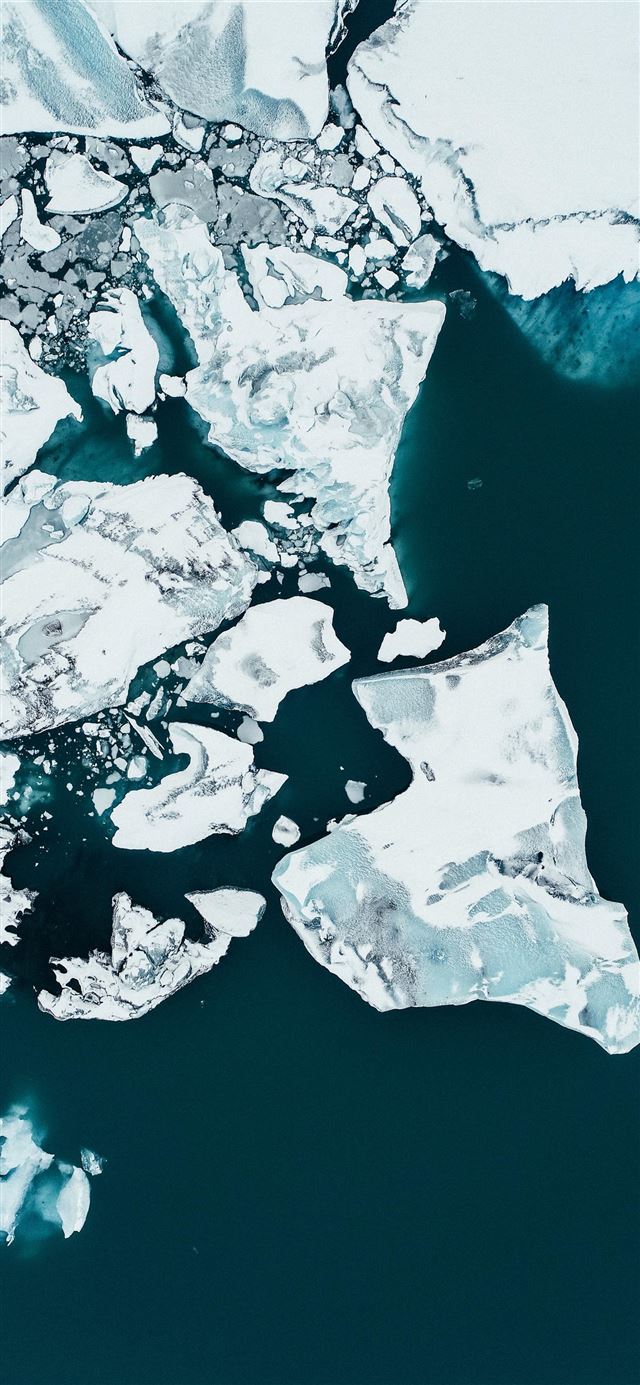 1125x2436 white ice on body of water during daytime - unnamed road iPhone 11 Wallpaper