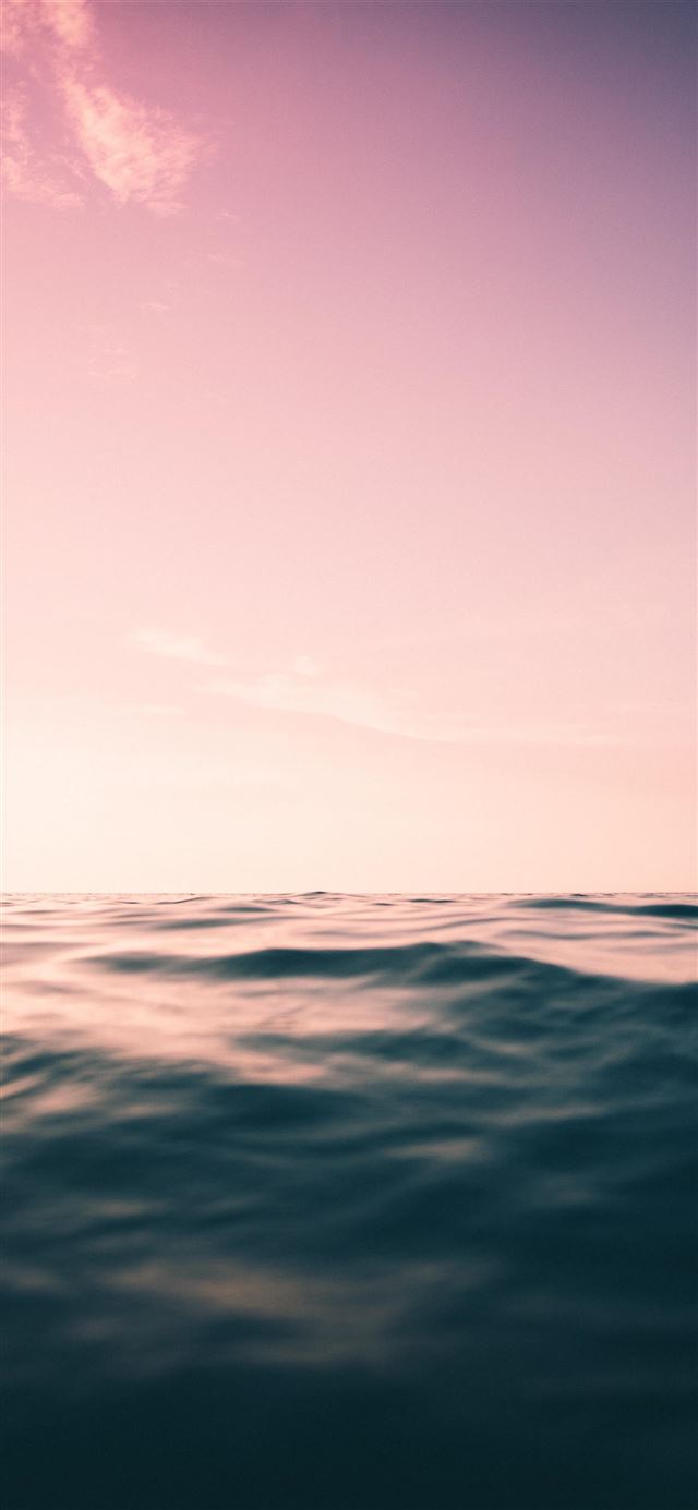 1125x2436 purple skies and ocean - sky iPhone 11 Wallpaper