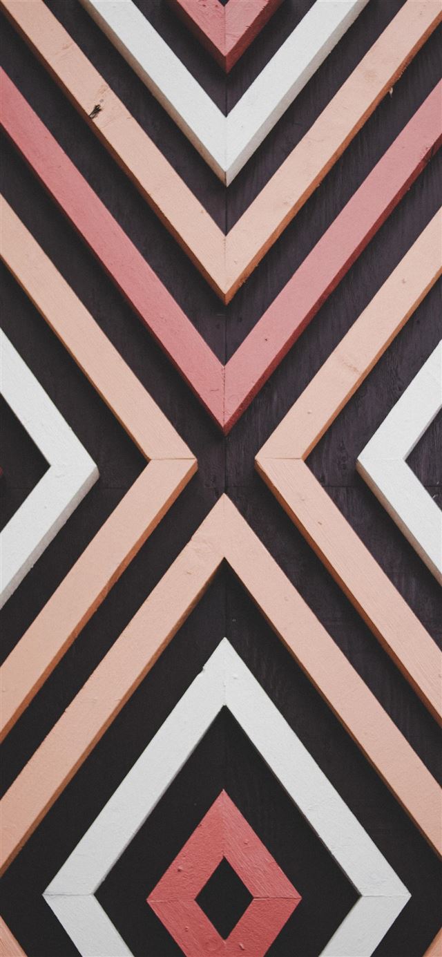 1125x2436 pink black and white wall - abstract iPhone 11 Wallpaper