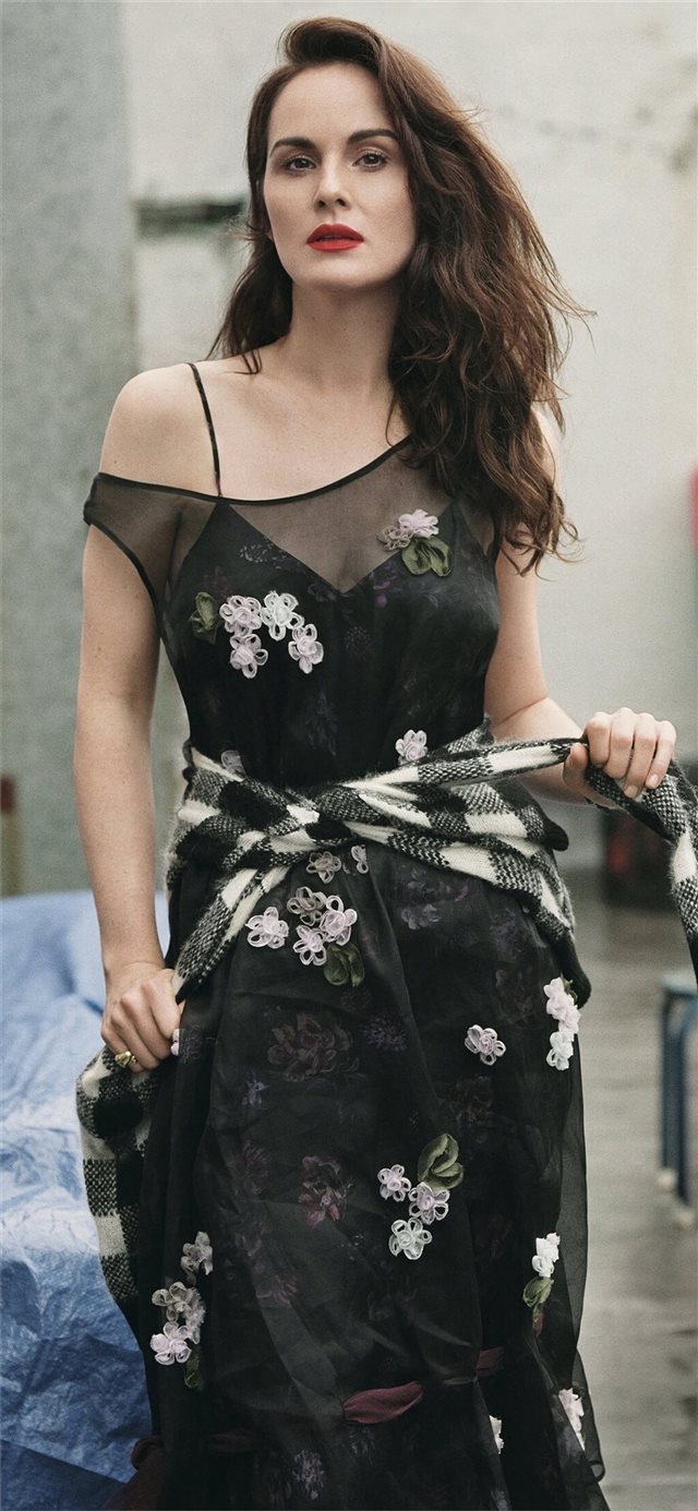 1125x2436 michelle dockery instyle magazine - celebrities iPhone 11 Wallpaper