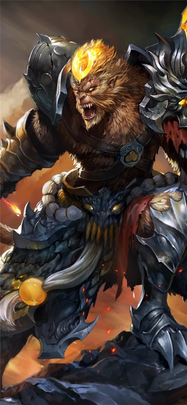 1125x2436 general wukong league of legends artwork -  iPhone 11 Wallpaper